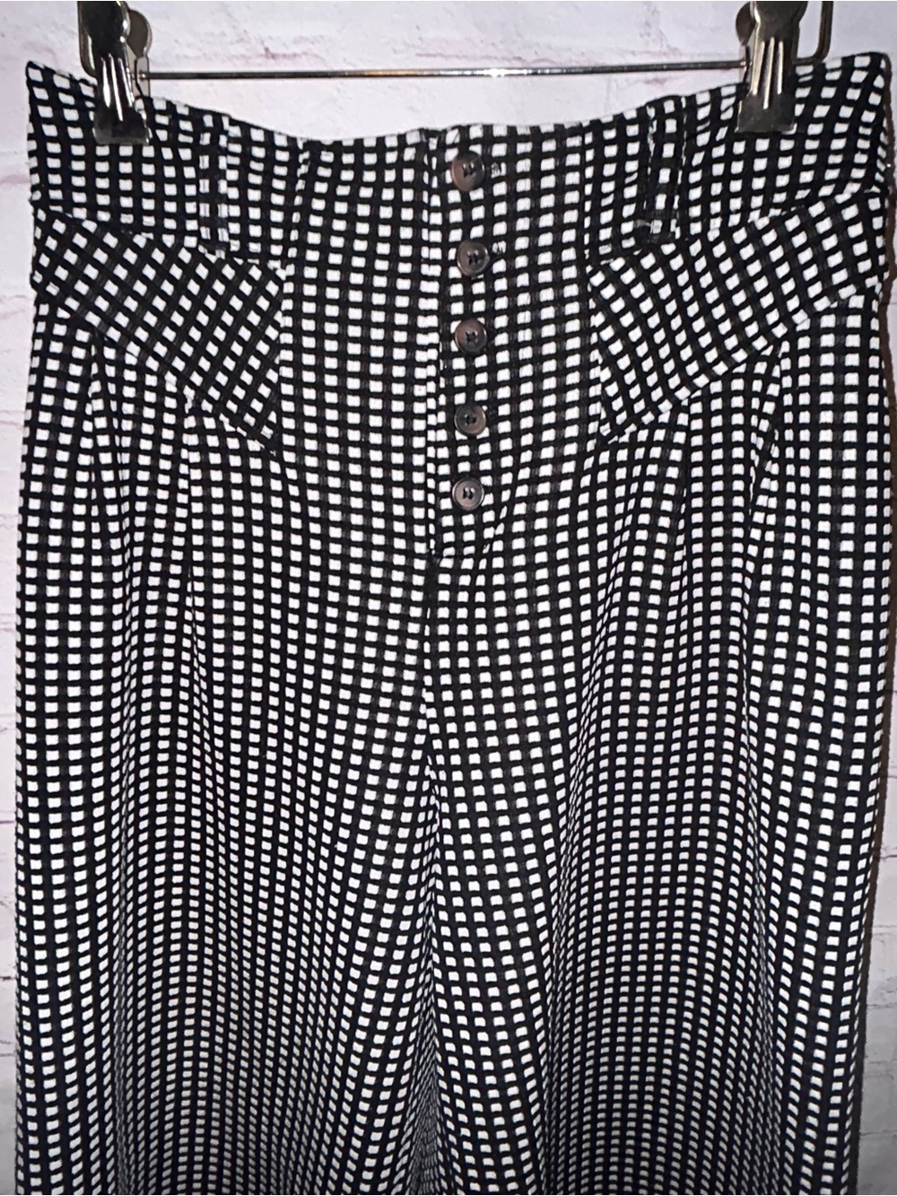 Maeve Maeve Orwell Wide-Leg Cropped Checkered
Pants size S - Picture 2 of 7
